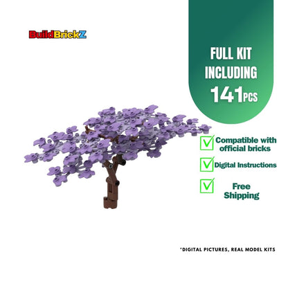 Lavender Tree KIT - 141 Pieces Building Set