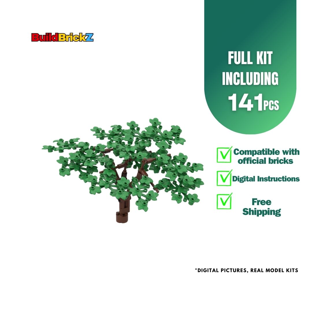 Bright Green Tree - 141 Pieces Building Set