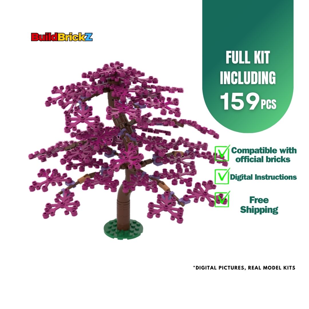 Magenta Tree - 159 Pieces Building Set