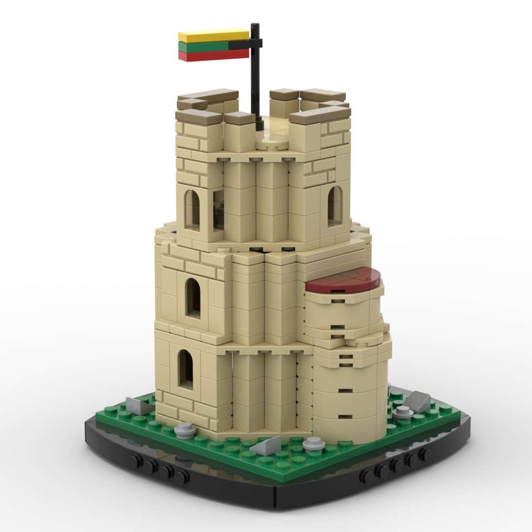 MINI Gediminas Castle Tower - 330 pieces