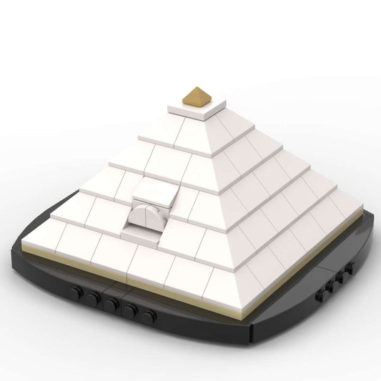 MINI White Pyramid - 133 pieces