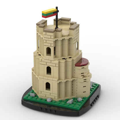 MINI Gediminas Castle Tower - 330 pieces