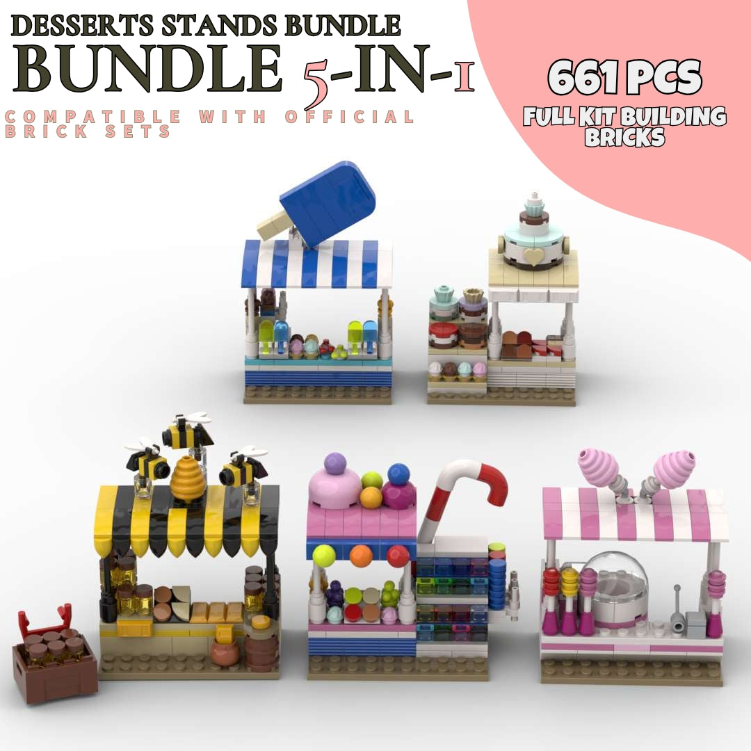 Desserts stands bundle - 5 in 1