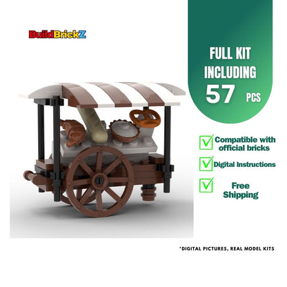 Bread Cart - 57 Pieces Building Set