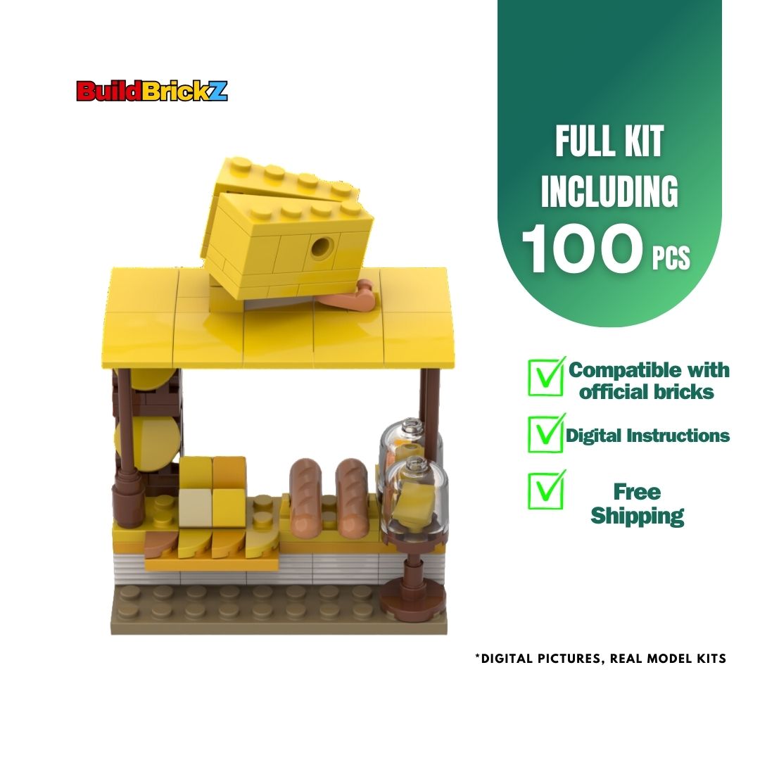 Cheese Stand - 100 Pieces Building Set