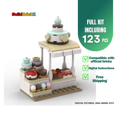 Pastry & Cake Stand - 123 Pieces Building Set