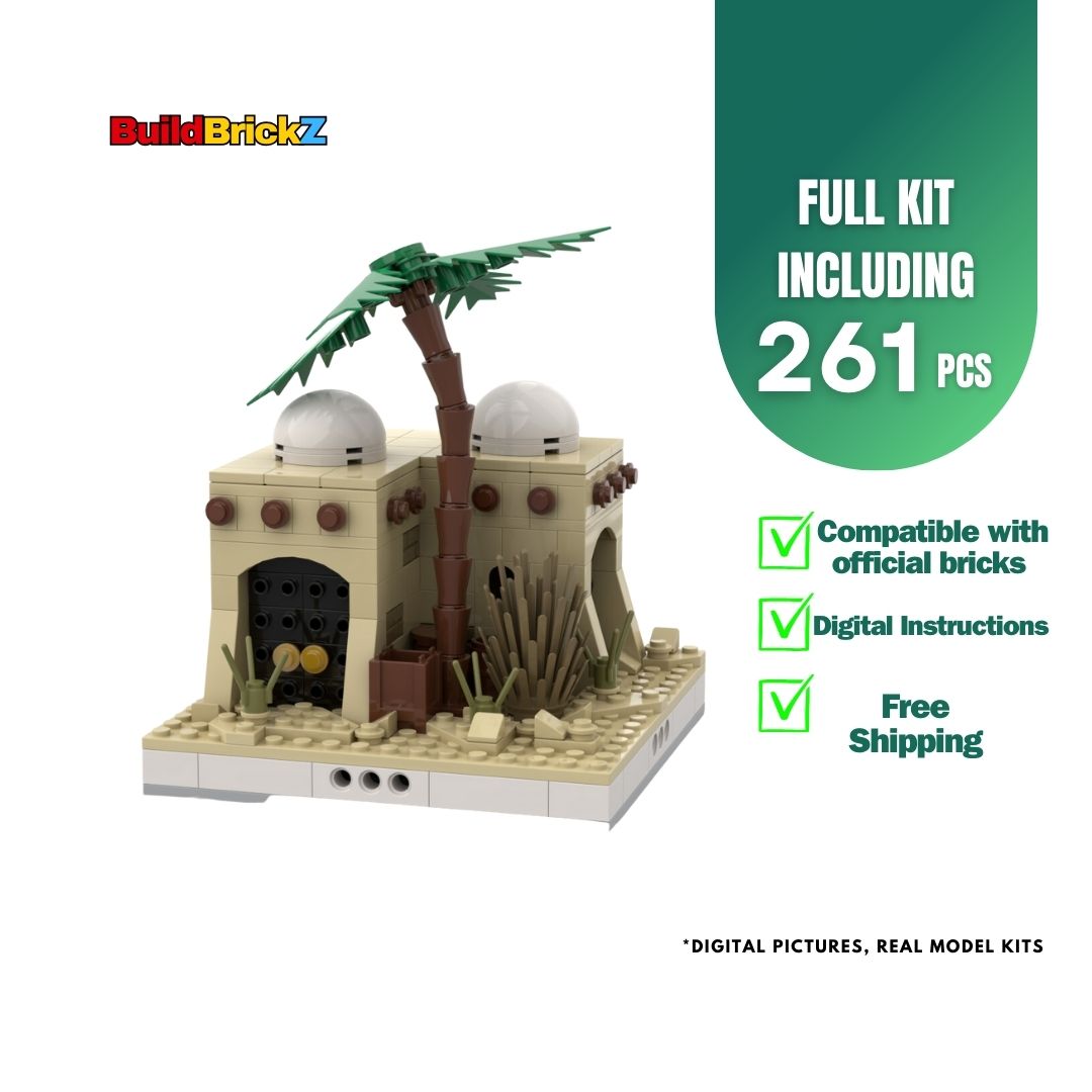 Desert House - 261 Pieces Modular Building Set