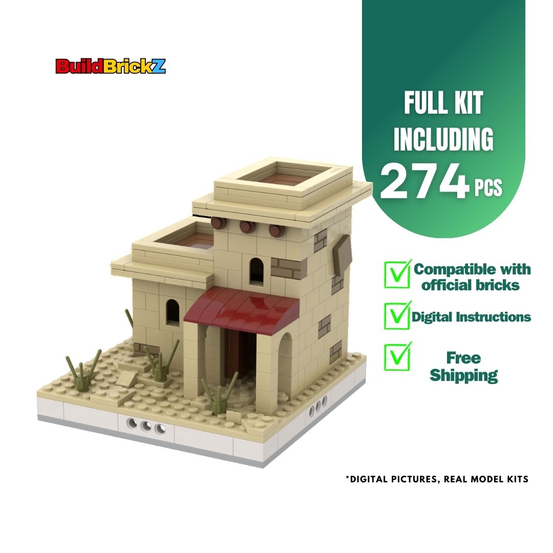 Desert Village House - 274 Pieces Building Set