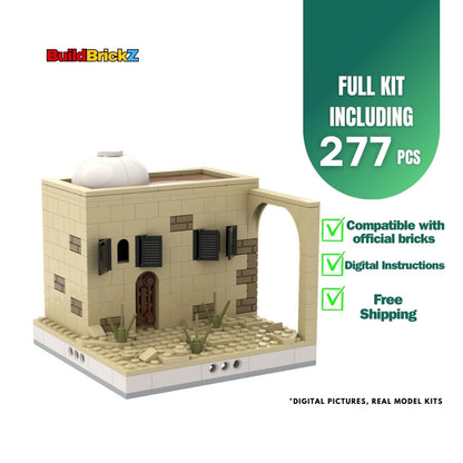 Desert Village House - 277 Pieces Building Set