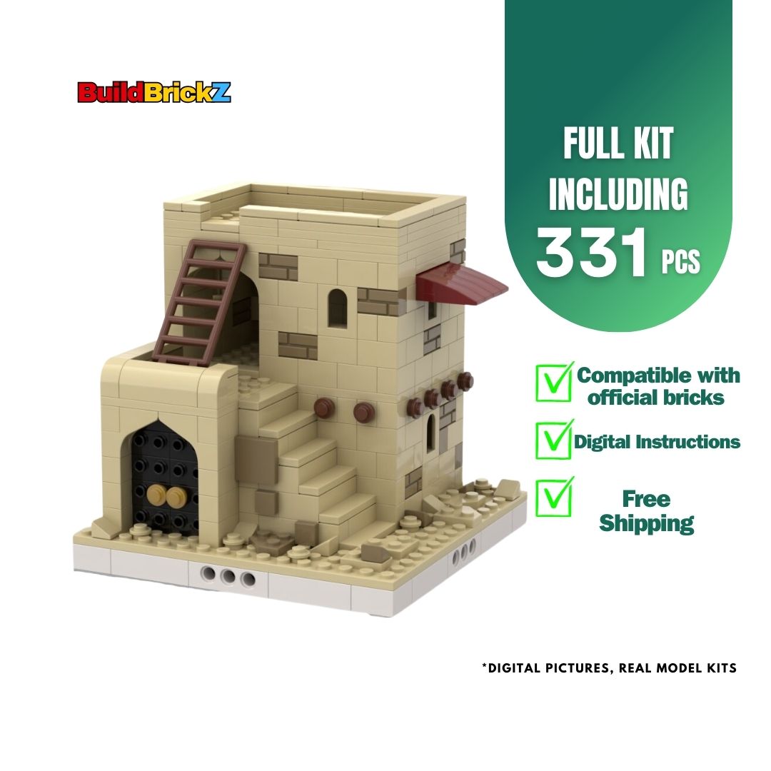 Desert Village House - 331 Pieces Building Set