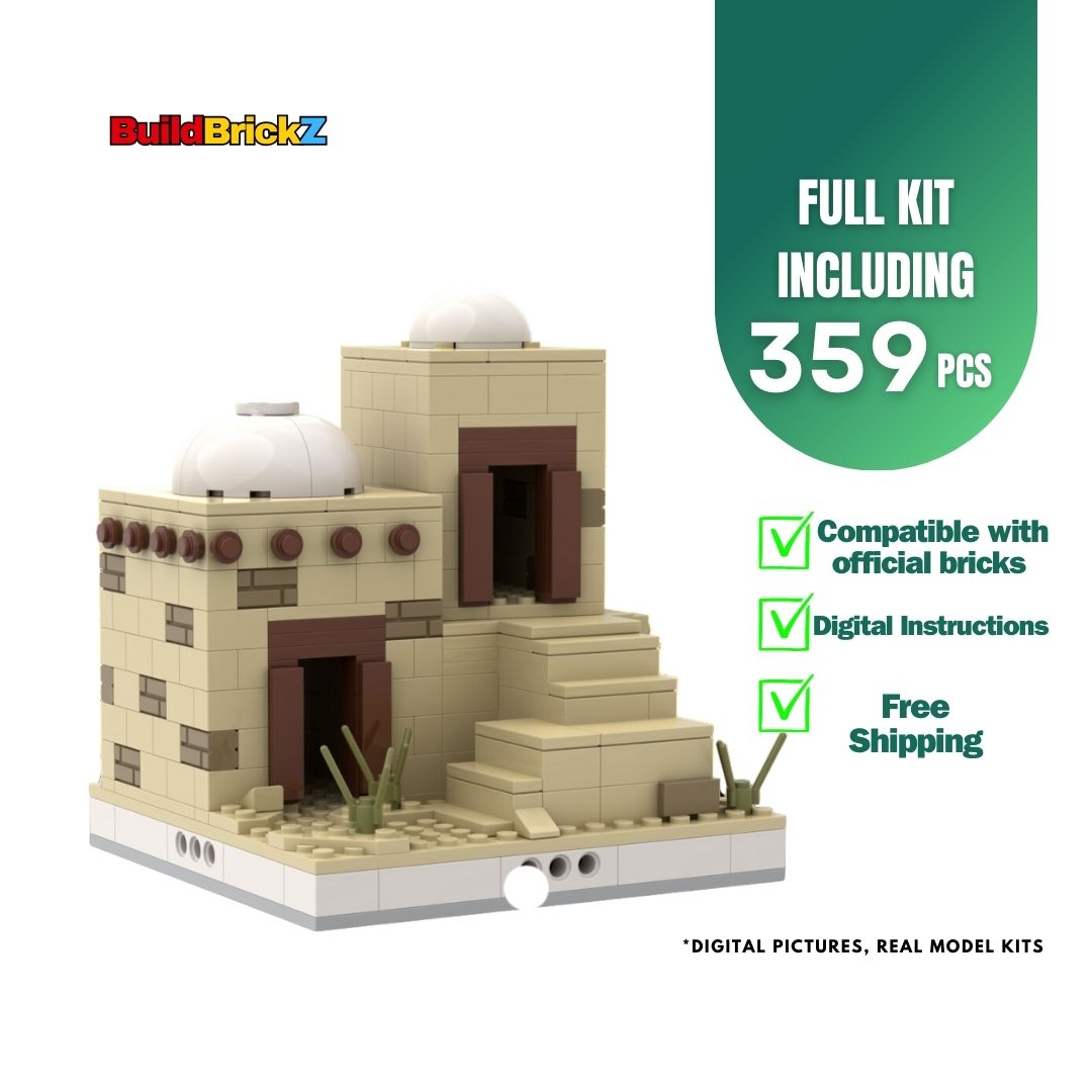 Desert Village House - 359 Pieces Building Set