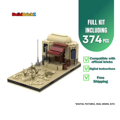 Desert Village House - 374 Pieces Building Set