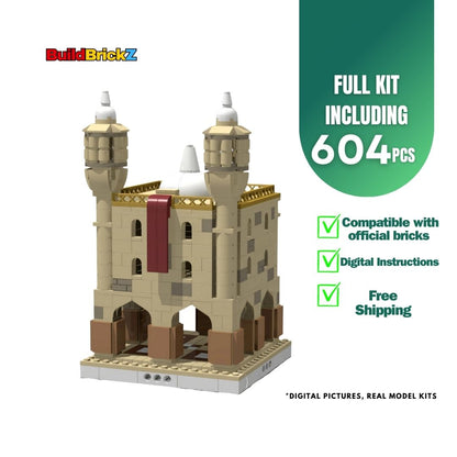 Desert Village Temple - 604 Pieces Building Set