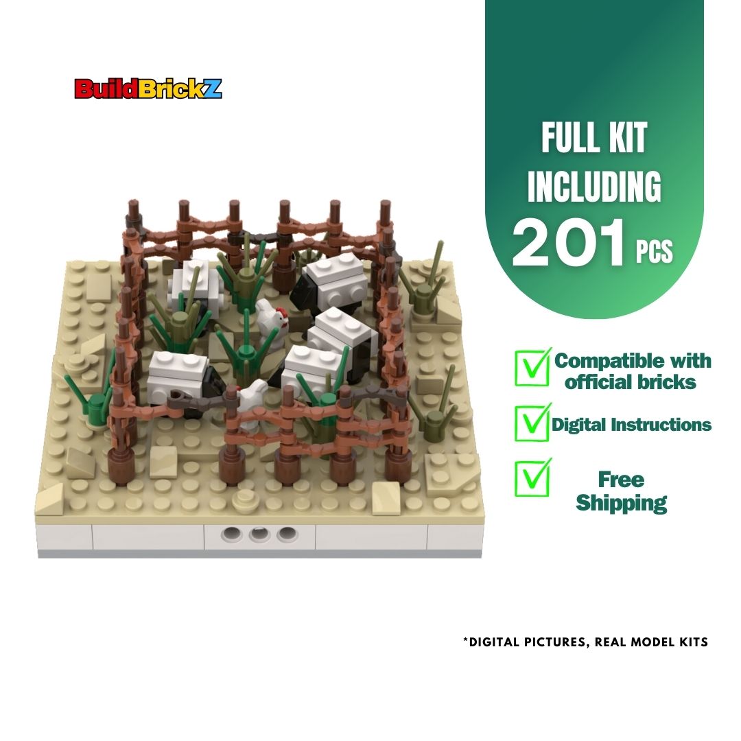 Herd of Sheep - 201 Pieces Building Set