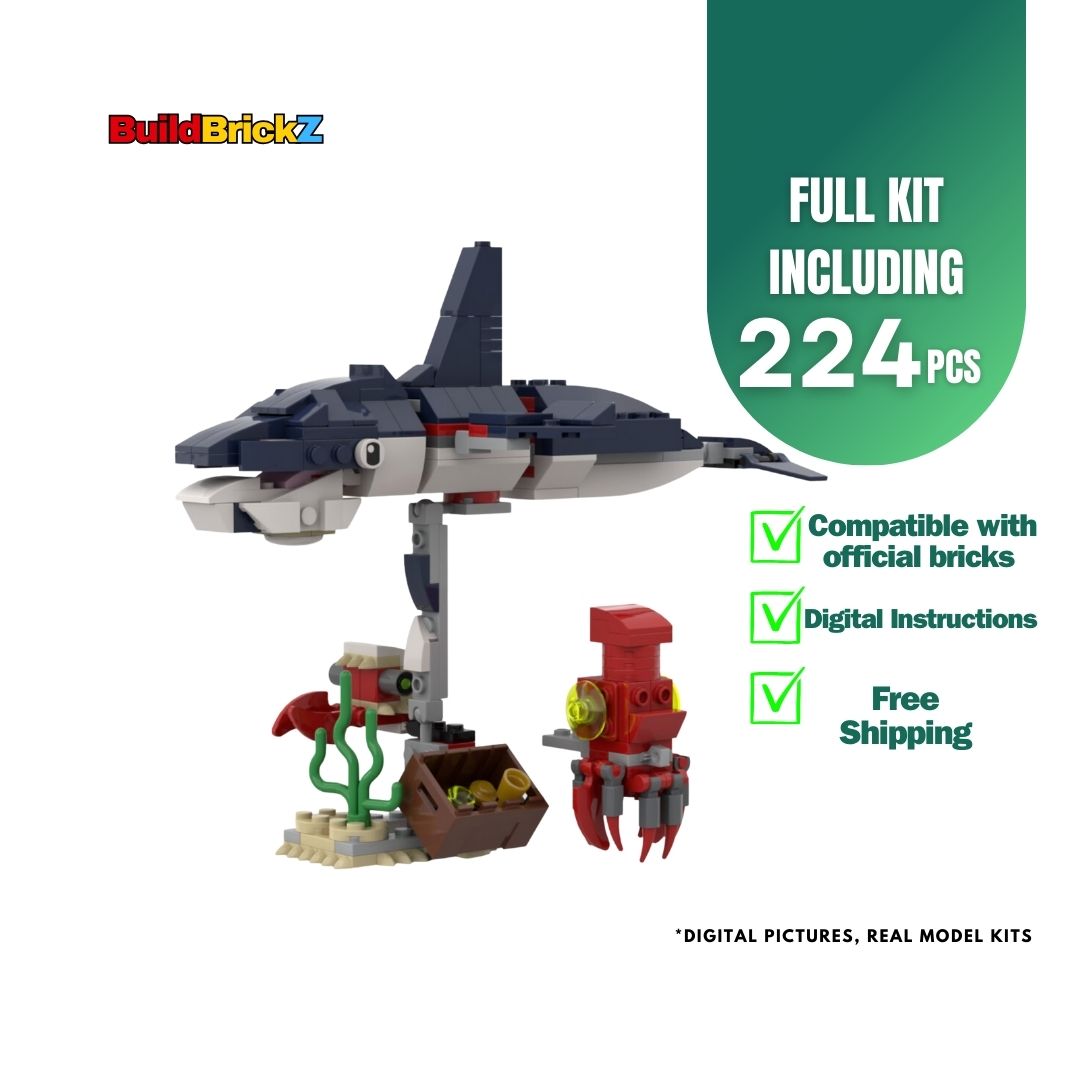 Dolphin - 224 Pieces Building Set