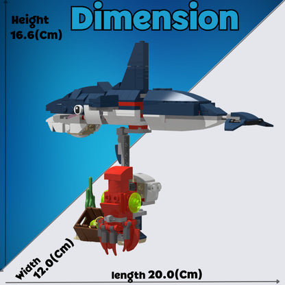 Dolphin - 224 Pieces Building Set