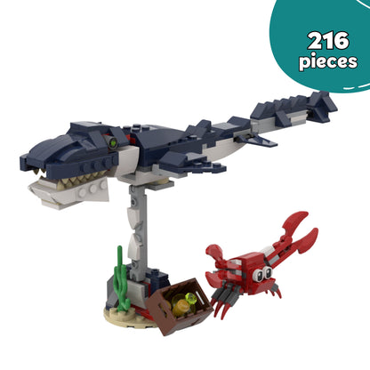 Sea Dinosaur - 216 Pieces Building Set