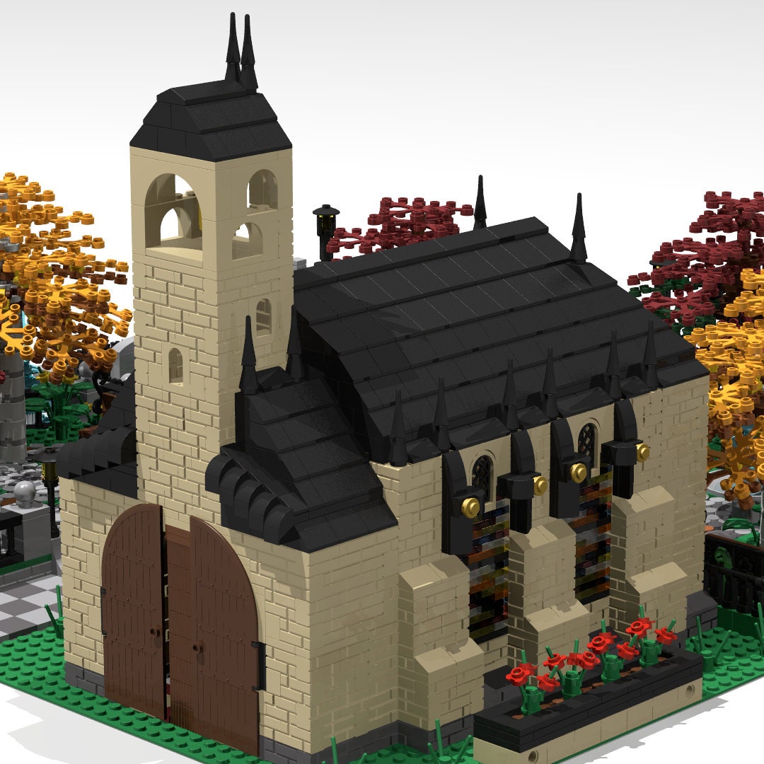 Modular Church and Cemetery - 5731 Pieces Building Set