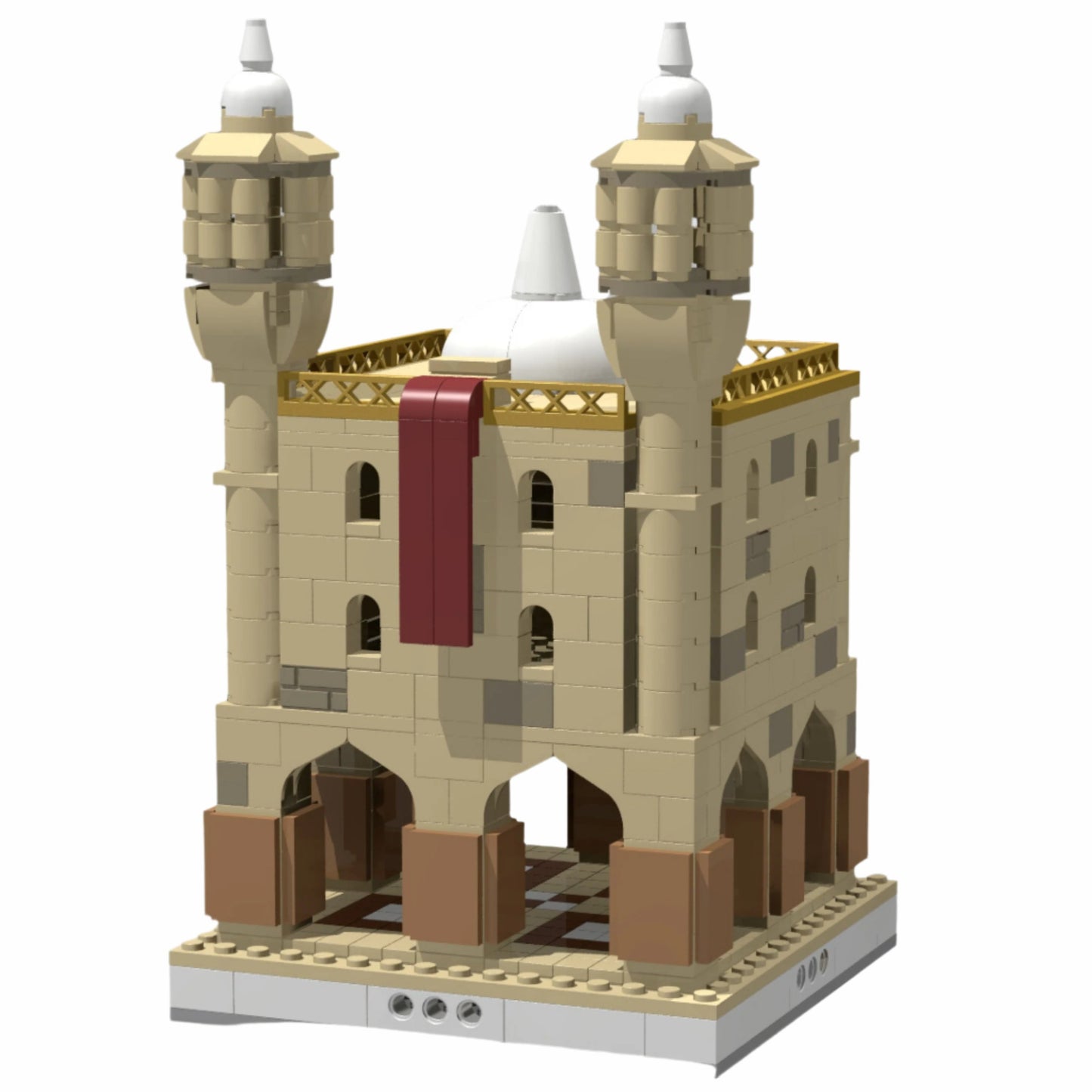 Desert Village Temple - 604 Pieces Building Set