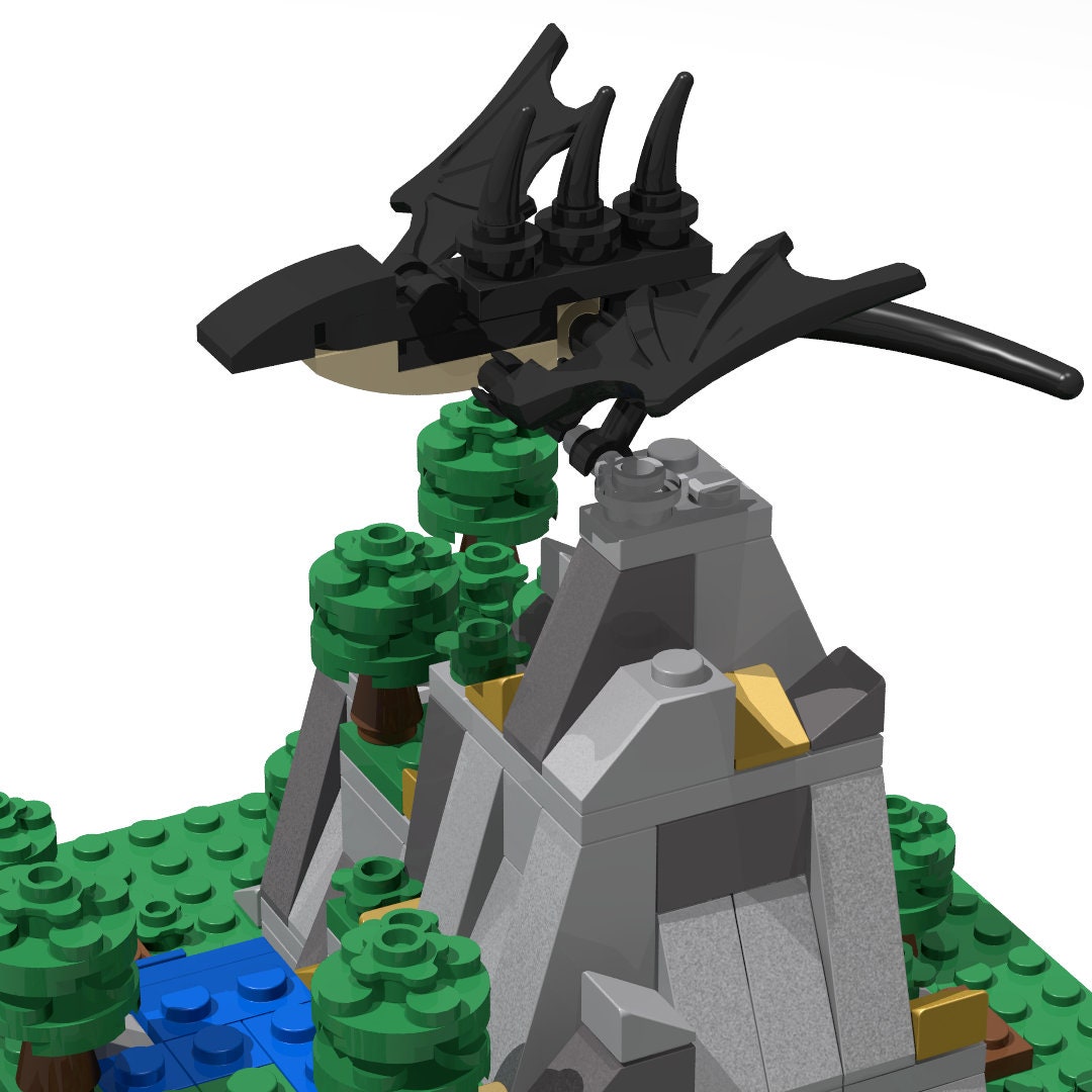 Dragon on Gold Mountain - 723 Pieces Building Set