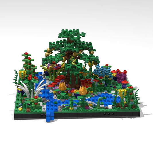 Garden of Eden Diorama - 723 Pieces Building Set