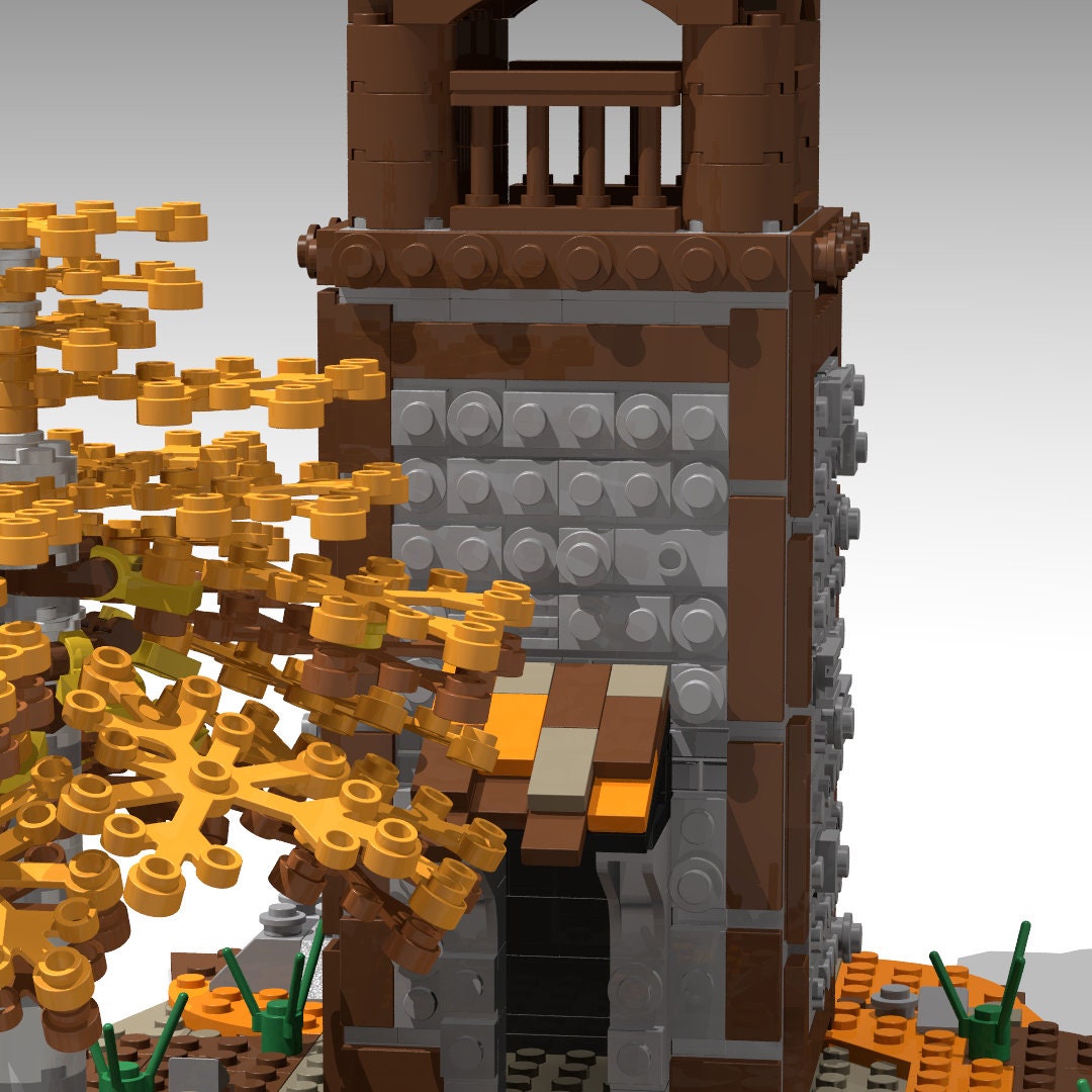 Medieval Watch Tower - 853 Pieces Building Set