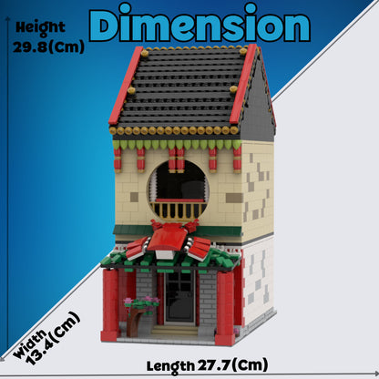 Asian Restaurant - 2486 Pieces Building Set