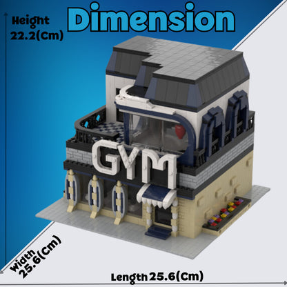 Town Gym - 2658 Pieces Building Set