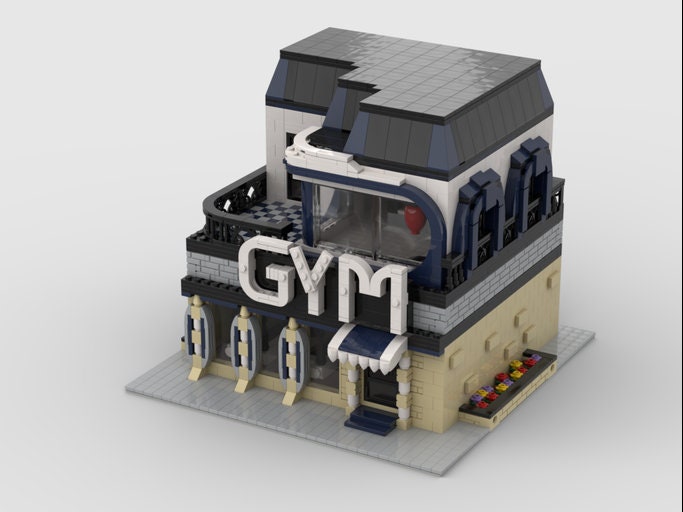 Town Gym - 2658 Pieces Building Set