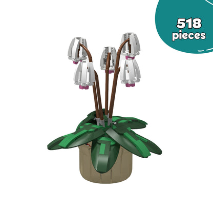 Cyclamen Brick - 518 Pieces Flower Bouquet Set