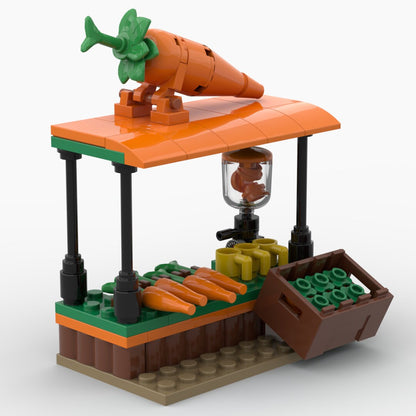 Carrot Shake Stand - 99 Pieces Building Set