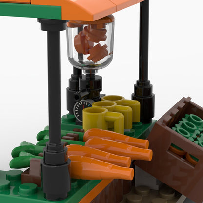 Carrot Shake Stand - 99 Pieces Building Set