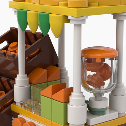 Orange Juice Stand - 102 Pieces Building Set