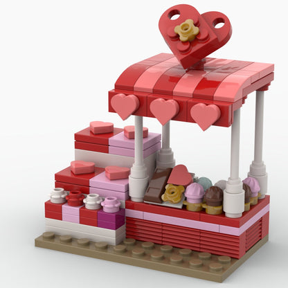 Valentine's Day Stand - 109 Pieces Building Set