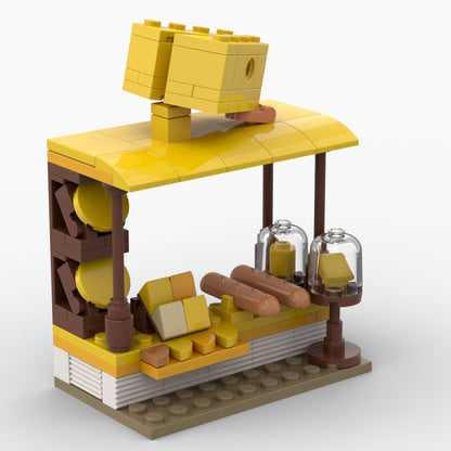 Cheese Stand - 100 Pieces Building Set