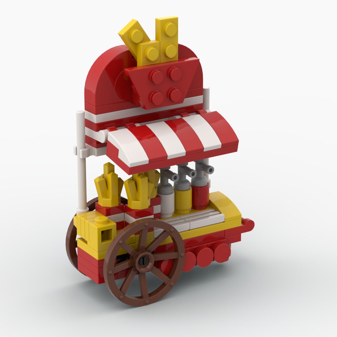 Fries Cart - 93 Pieces Building Set