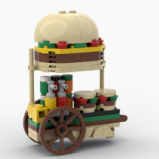 Burger Cart - 96 Pieces Building Set