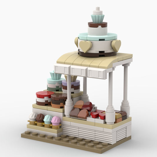 Pastry & Cake Stand - 123 Pieces Building Set