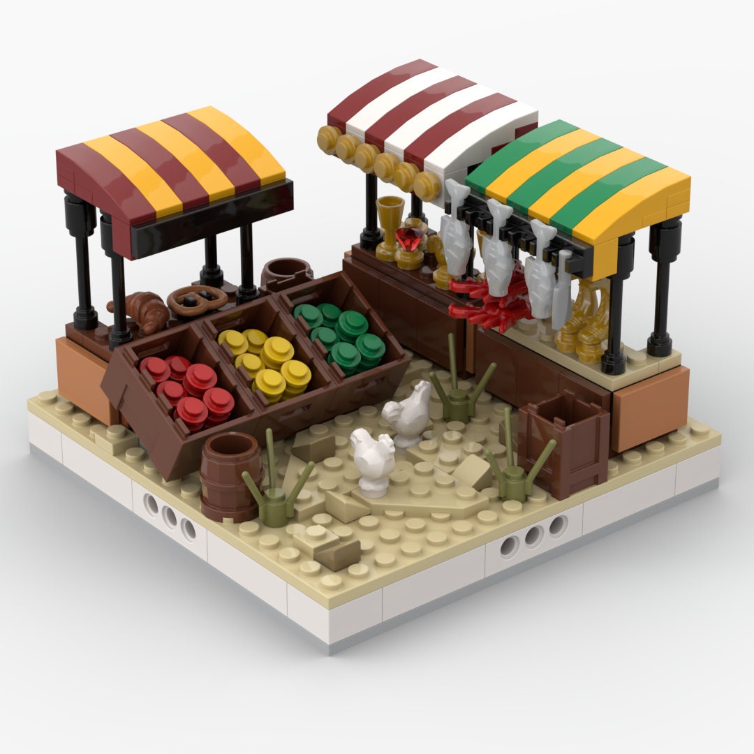 Desert Street Market - 281 Pieces Modular Building Set