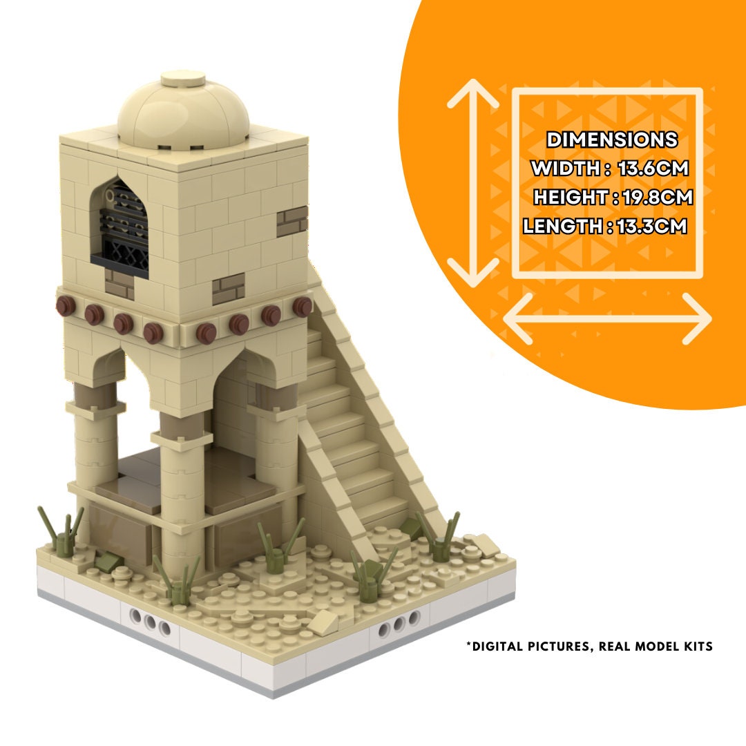 Desert Tower - 371 Pieces Modular Building Set