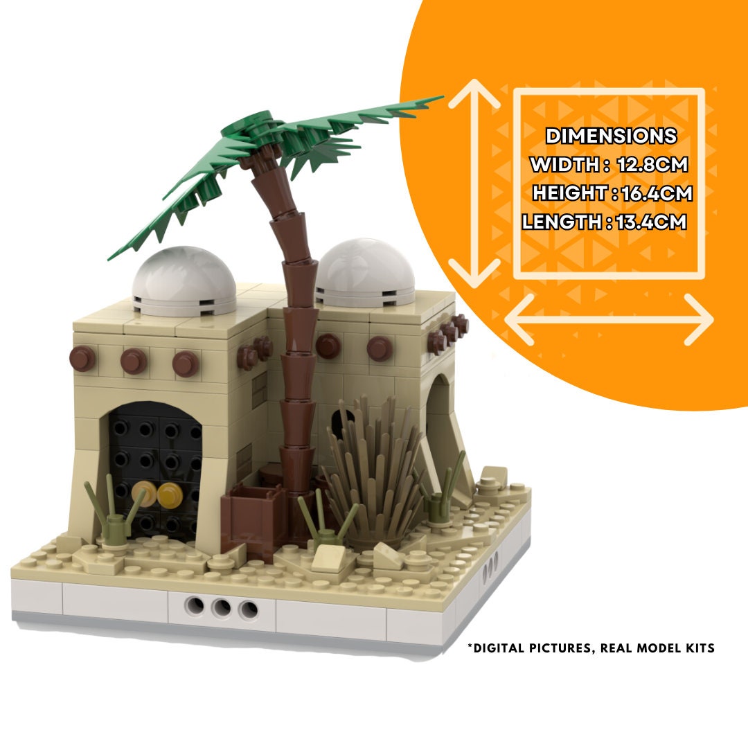 Desert House - 261 Pieces Modular Building Set