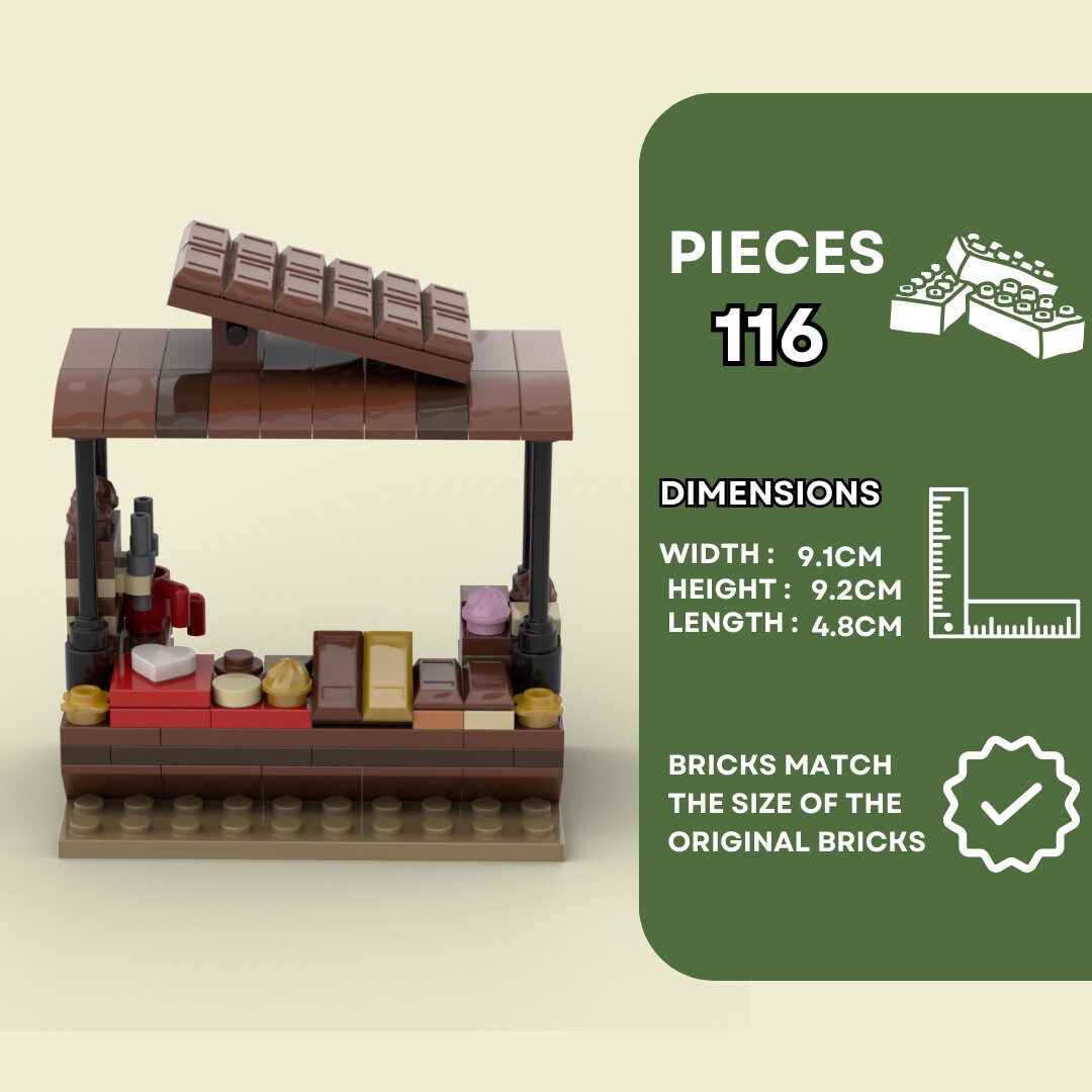 Chocolate Stand - 116 Pieces Building Set