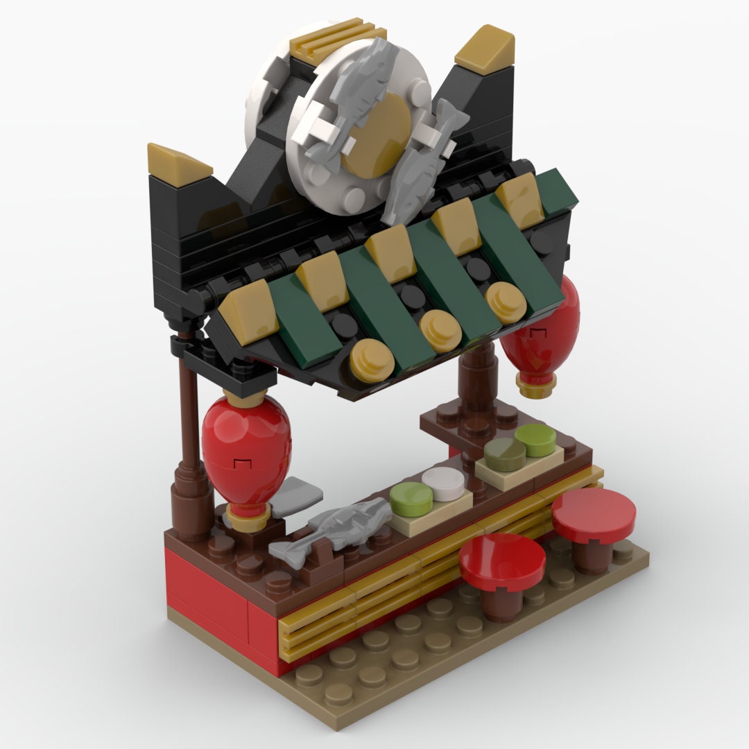 Sushi Stand - 101 Pieces Building Set