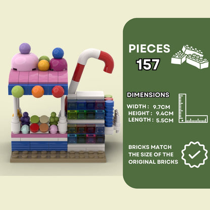 Candy Stand - 157 Pieces Building Set