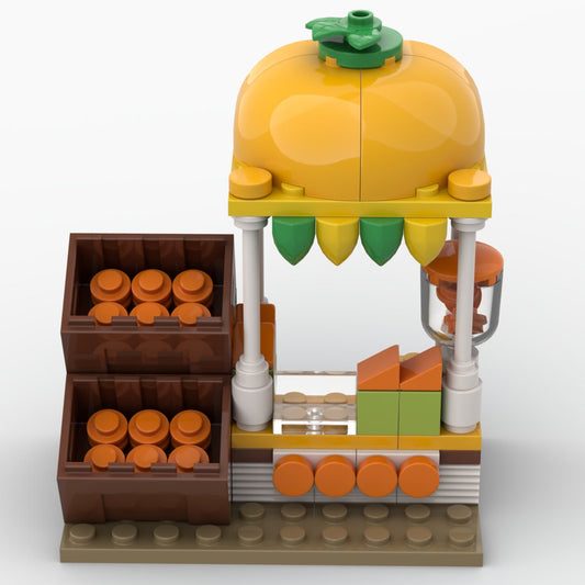 Orange Juice Stand - 102 Pieces Building Set