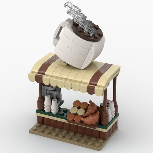 Coffee Stand - 154 Pieces Building Set