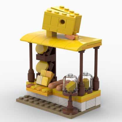 Cheese Stand - 100 Pieces Building Set