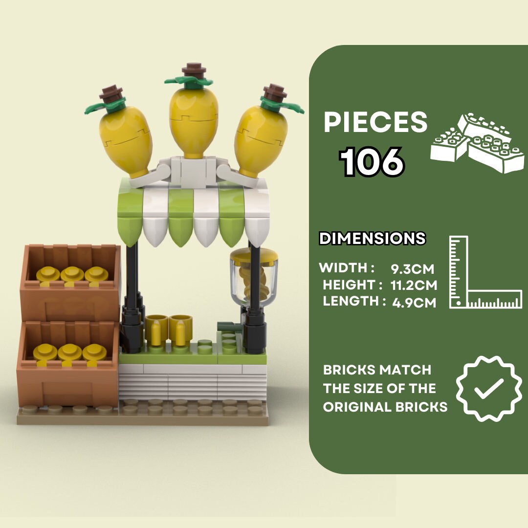 Lemonade Stand - 106 Pieces Building Set