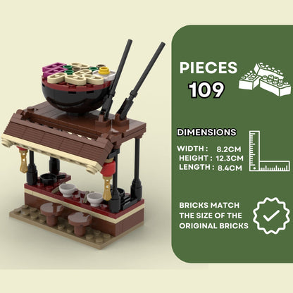 Ramen Stand - 109 Pieces Building Set