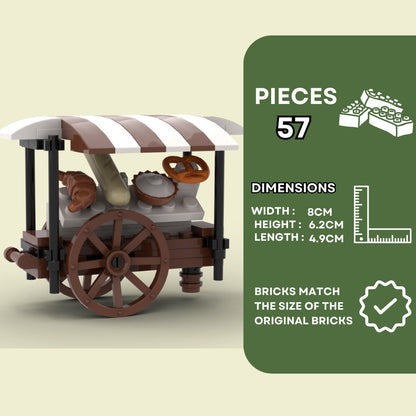 Bread Cart - 57 Pieces Building Set